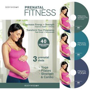 Prenatal Fitness (DVD, 2011, 3-Disc Set)  Body Wisdom Media UPC 633023980099 New